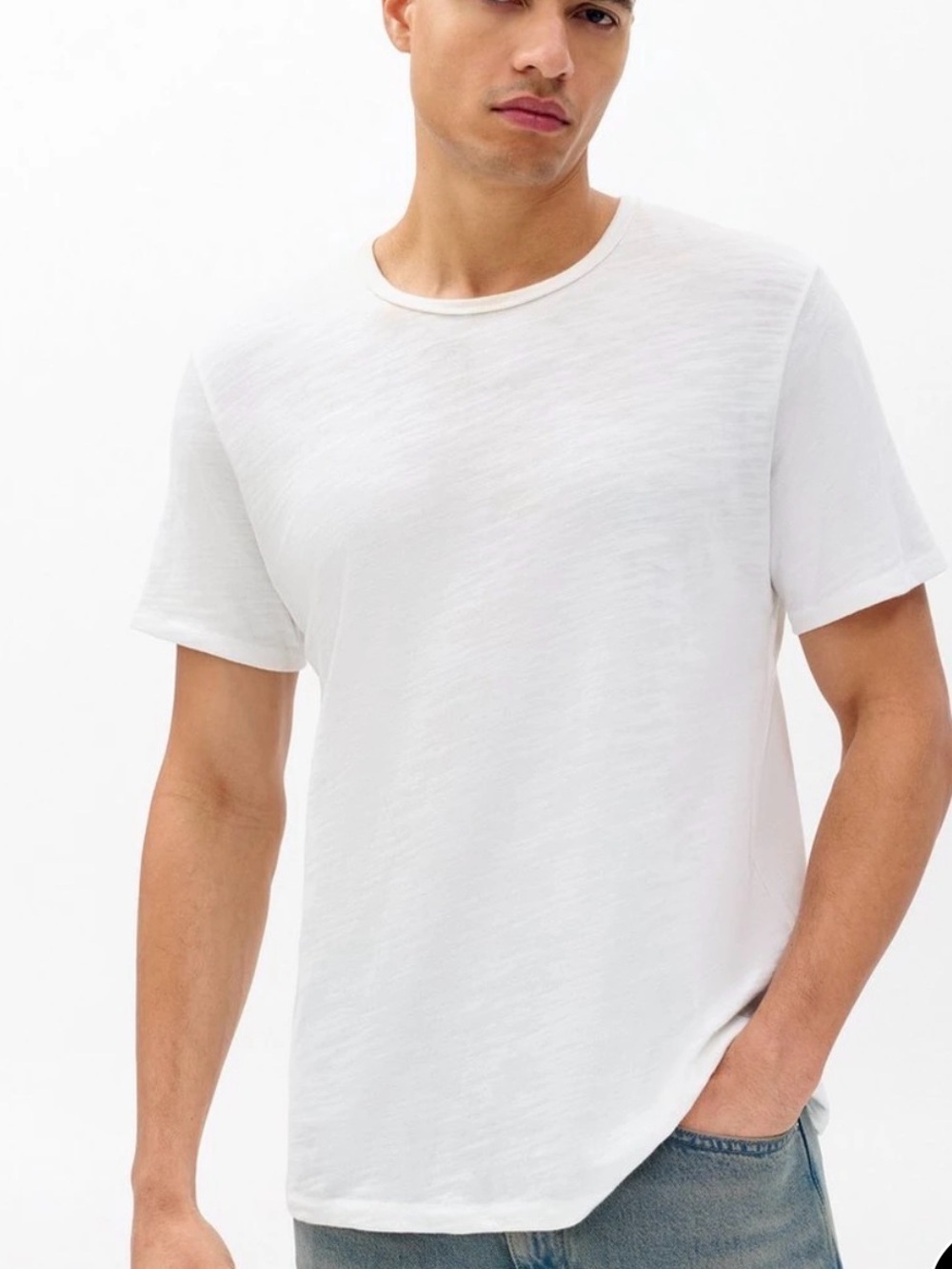 Rag & Bone Classic Slub Tee White L